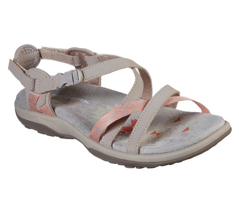 Skechers Reggae Slim - Staycation - Womens Sandals Grey [AU-TG8361]